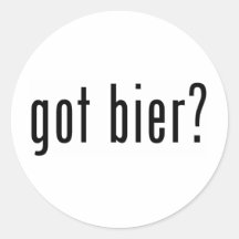 got bier? stickers