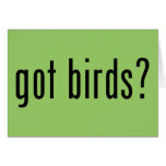 got birds? Note Card