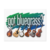 "Got Bluegrass?" Postcard
