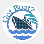 Got Boat? Round Stickers