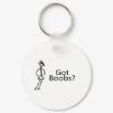 Got Boobs (Stick Girl) keychains