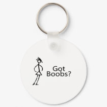 Got Boobs (Stick Girl) keychains by TorrDenaIndians Got Boobs (Stick Girl) keychains