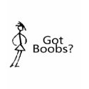 Got Boobs (Stick Girl) t-shirts by CelebrationZazzle Got Boobs (Stick Girl) t-shirts