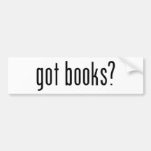 got books? bumper sticker