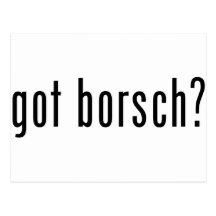 got borsch? postcard