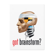 got brainstorm? postcard