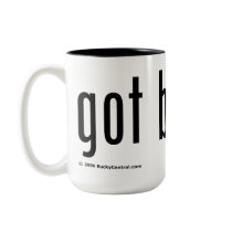 Got Bucky 16 oz. Mug: Black & White by chazroot Got Bucky 16 oz. Mug: Black & White