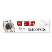 GOT BULLS - Bumped Sticker Bumper Stickers