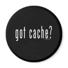 round_magnet - Geocachers know if they've got cache.