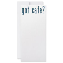 got cafe rack cards