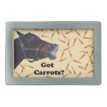 Got Carrots? Horse Belt Buckle