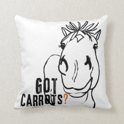 Got Carrots? Pillow