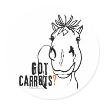 Got Carrots? Stickers