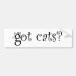 Got Cats Bumper Sticker