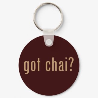 got chai? keychain
