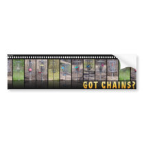 Got Chains? bumper stickers by philthebasket Got Chains? bumper stickers