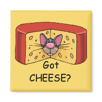 Got Cheese? magnet by tshirtfun Got Cheese? magnet