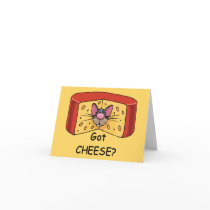 Got Cheese? notecards
