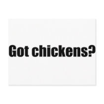 Got Chickens? postcards