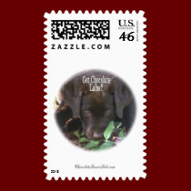 Got Chocolate Labs?  Puppy stamps