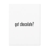 Got Chocolate? Post Card