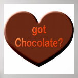Got Chocolate? Posters