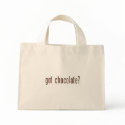got chocolate? tote bag bag