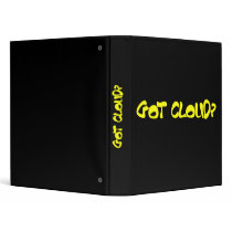 GOT CLOUD? words only 3 Ring Binder