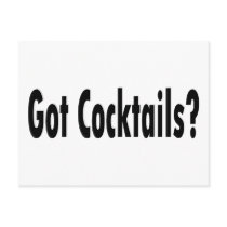 Got Cocktails postcards