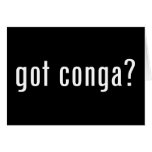 got conga? cards