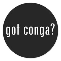 got conga? stickers