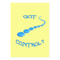 Got Control Frisbee Business Card Template