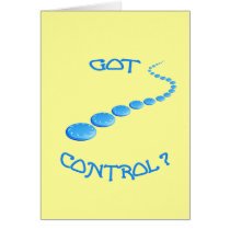 Got Control Frisbee Card