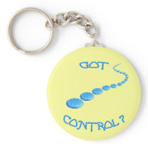 Got Control Frisbee Keychain