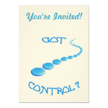 Got Control Frisbee Personalized Invite