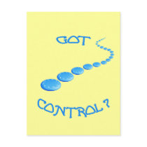 Got Control Frisbee Post Card