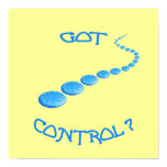 Got Control Frisbee Poster