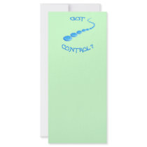 Got Control Frisbee Custom Rack Card