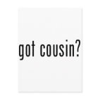 got cousin? Postcard