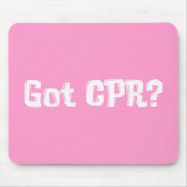 Got CPR Gifts mousepads