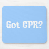 Got CPR Gifts mousepads