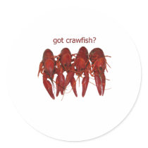 got crawfish? logo stickers