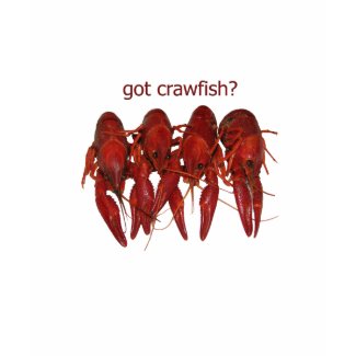 got crawfish? logo shirt