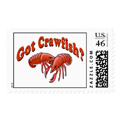 Got Crawfish Postage by figstreetstudio