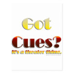Got Cues? (Text Only) Post Cards