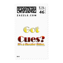 Got Cues? (Text Only) Stamps
