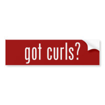 Got Curls? Bumper Sticker