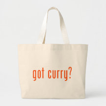 got curry? canvas bags