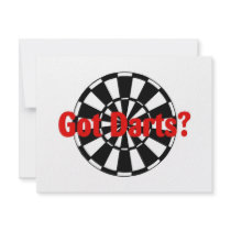 Got Darts invitations by TeeZazzle Got Darts invitations