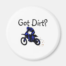 Got Dirt Motorcycle Fridge Magnets